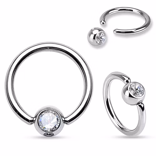BCR 1mm med 3mm klar crystalkula