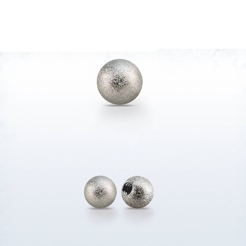 Lös kula frostad 3mm diameter 1.6mm gänga (lös del)