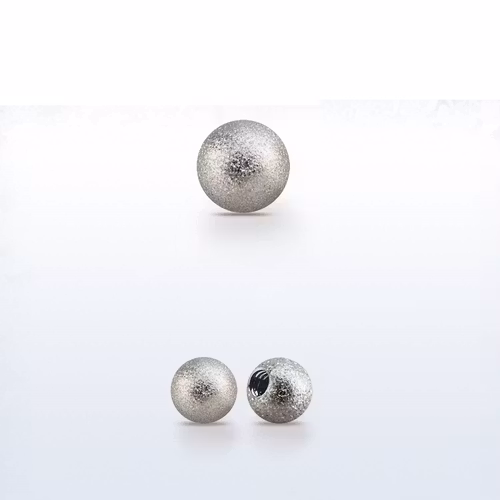 Lös kula frostad 3mm diameter 1.6mm gänga (lös del)