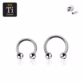 Titanium CBR invändigt gängad 1.2mm med 4mm kulor
