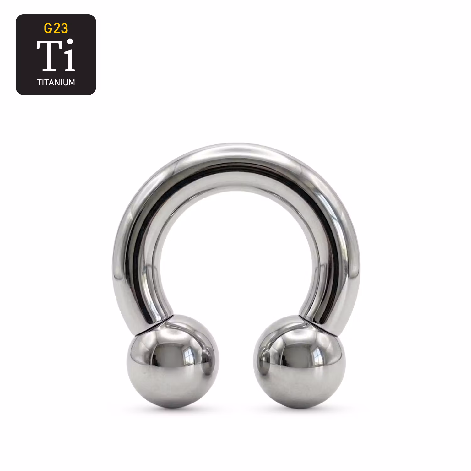 CBR i titanium 4mm med 8mm kulor (12mm diameter)