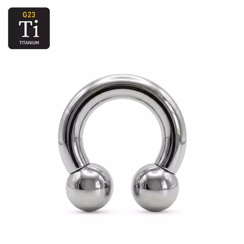 CBR i titanium 4mm med 8mm kulor (12mm diameter)
