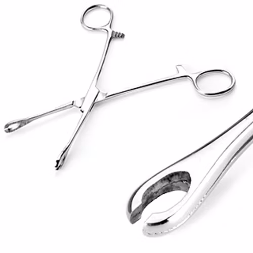 Mini Type Slotted Sponge Forceps