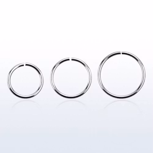 Sömlös / Seamless ring kirurgiskt stål 1.0mm