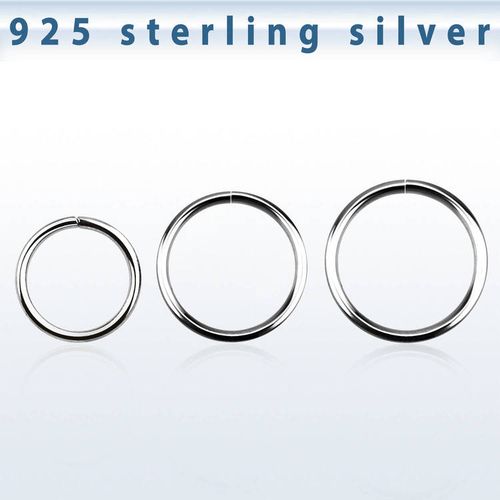 Sömlös ring i 925-silver 0.6mm