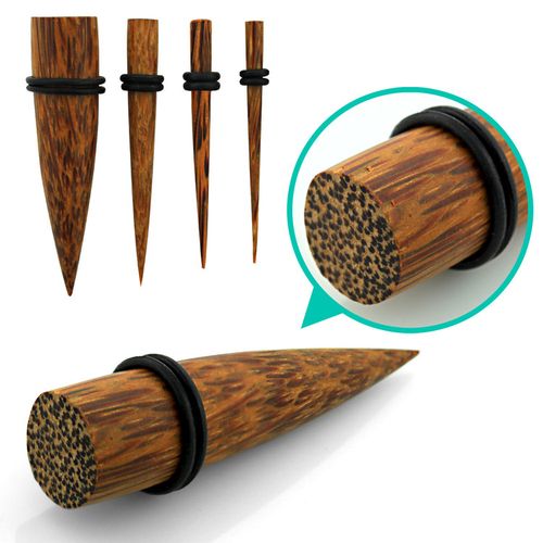Töjning i trä "Coconut Wood" med o-ringar