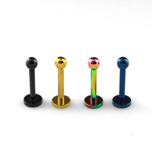 Eloxerad Labret / Monroe 1.2mm med 2.5mm kula