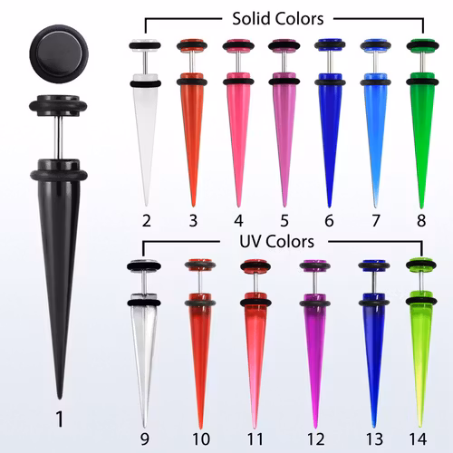 Faketöjning i akrylplast med O-ringar