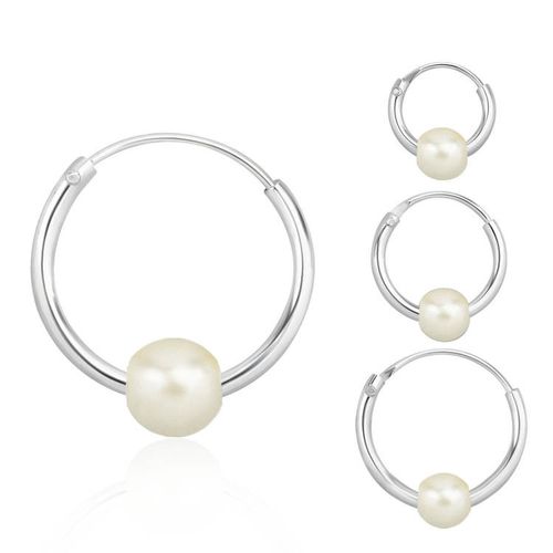 Örhänge "hoop" 925-silver (par)