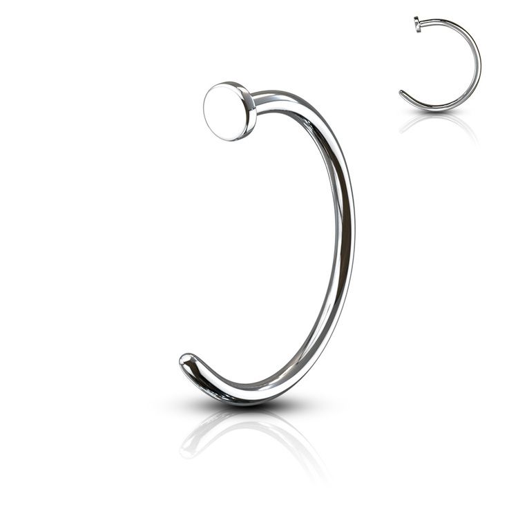 Nose Hoop näsring i stål