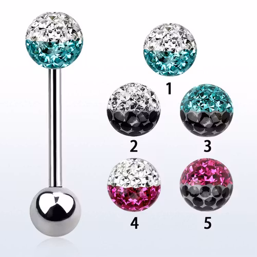 Barbell / Tungstav 1.6mm med 6mm feridoboll