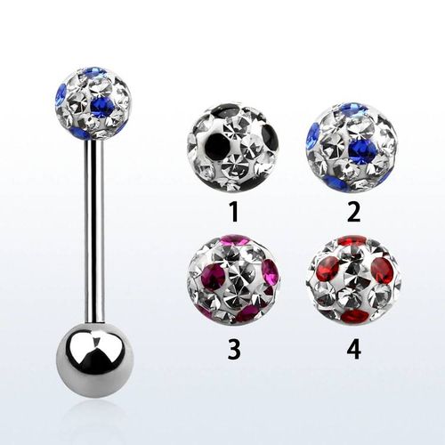 Barbell / Tungstav 1.6mm med 5mm feridoboll