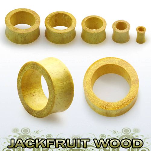 Trätunnel i jack fruit wood XXL (3-52mm)