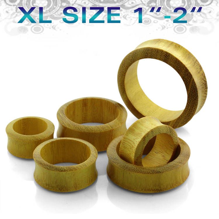 Trätunnel i jack fruit wood XXL (3-52mm)