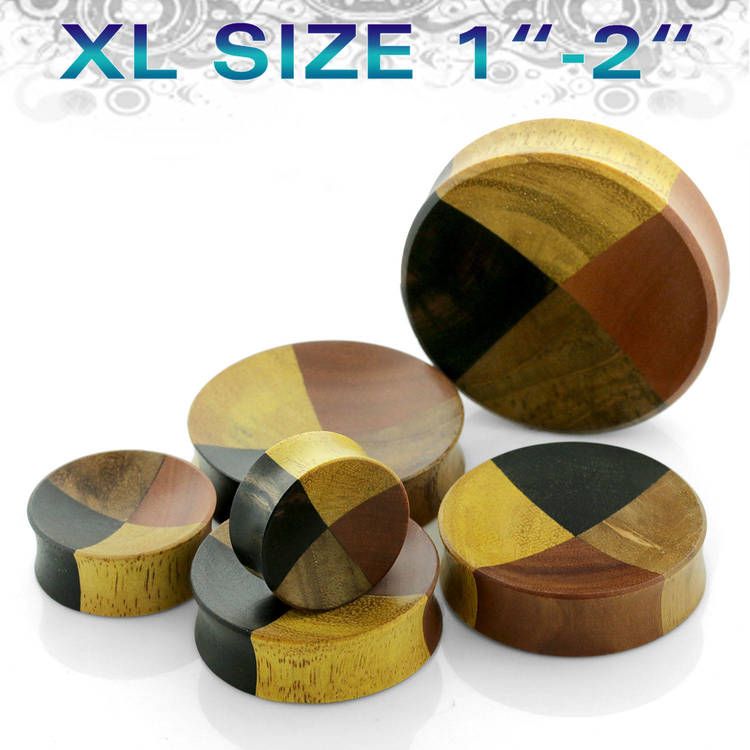 Träplugg i fyra träslag XXL (25-52mm)