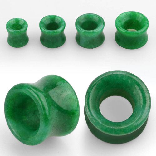 Double flare stentunnel (jade stone)