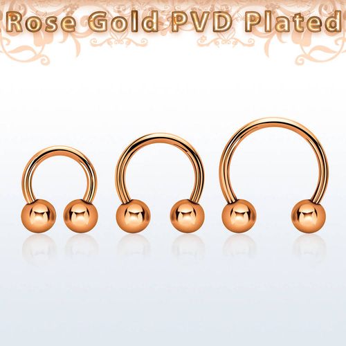 CBR 1.2mm med 4mm kulor roséguld