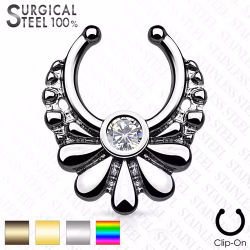 Fake septum / septum hanger flower