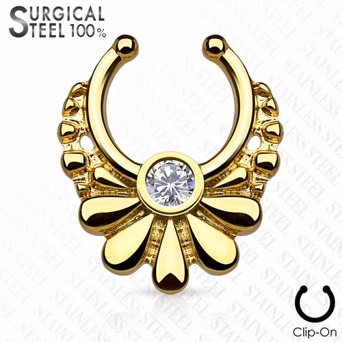 Fake septum / septum hanger flower