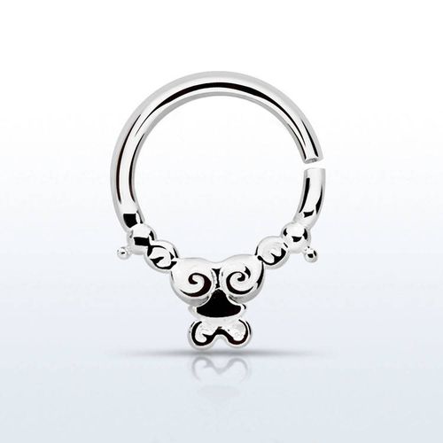 Septum piercing i 925 silver - Silver Indian Design