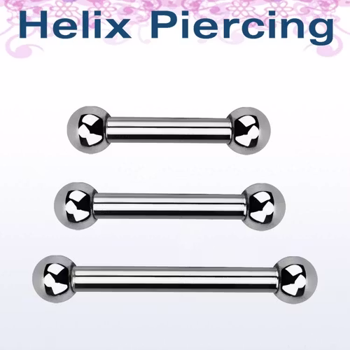 Helix barbell 1.6mm med 3mm kulor
