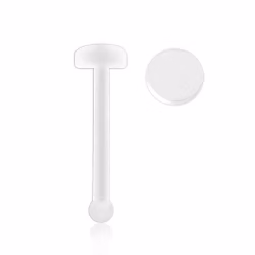 Retainer "Nose Bone" med 2mm platt topp