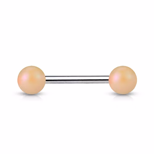 Tungstav / Barbell 1.6mm med 6mm pärlbollar