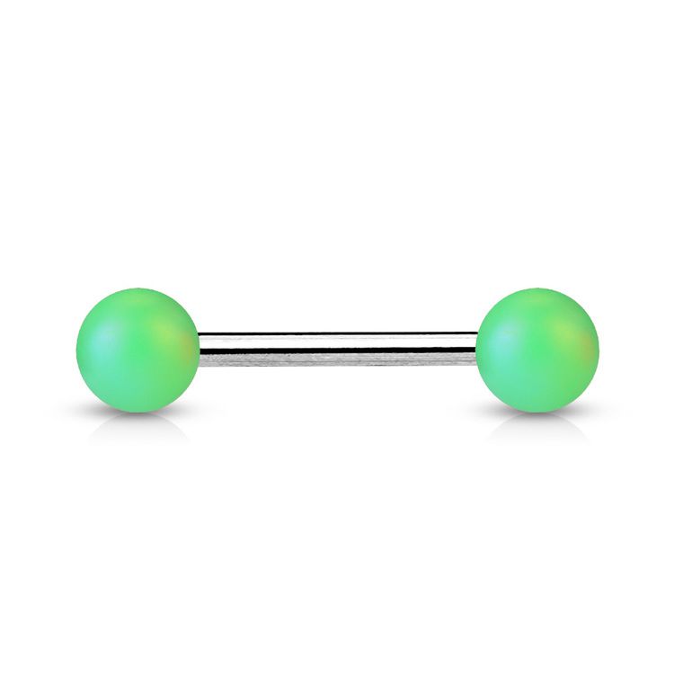 Tungstav / Barbell 1.6mm med 6mm pärlbollar