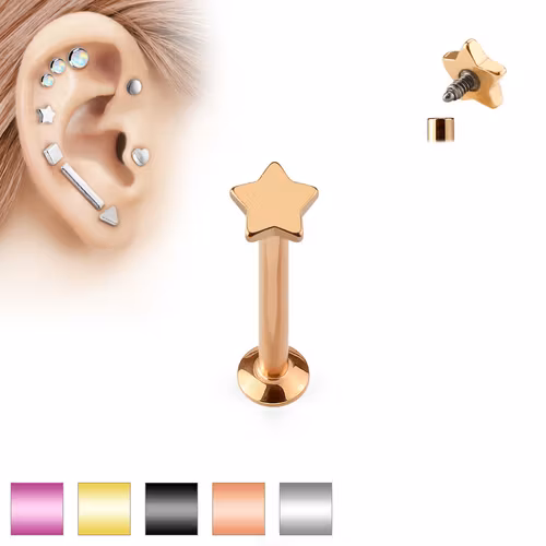 Labret / Monroe med 3.5mm stjärna