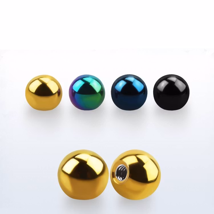 Lös kula eloxerad 5mm diameter 1.2mm gänga (lös del)