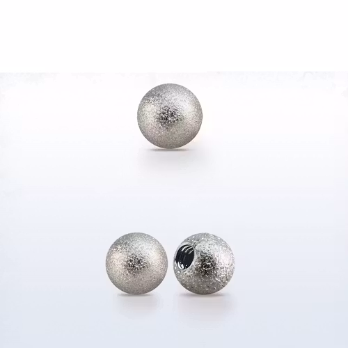 Lös kula frostad 4mm diameter 1.6mm gänga (lös del)