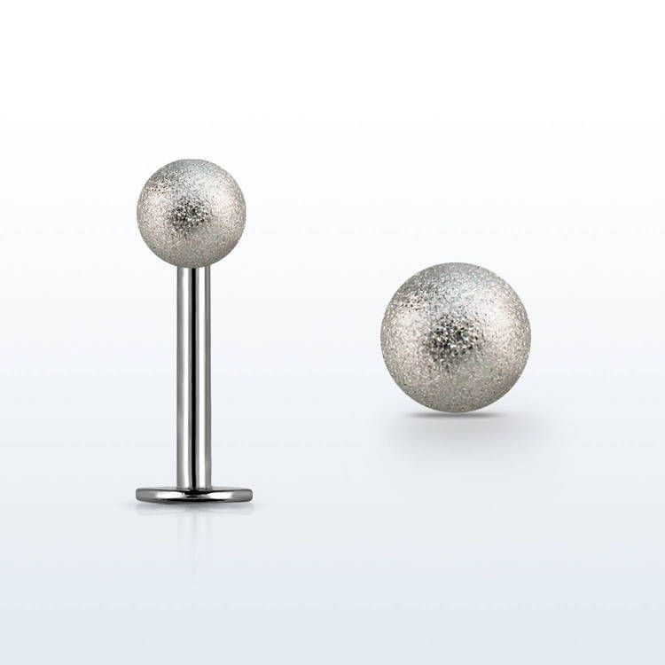 Labret / Monroe 1.2mm med 3mm frostad kula