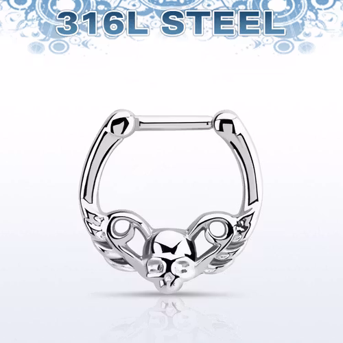 Septum Clicker - Dödskalle Design