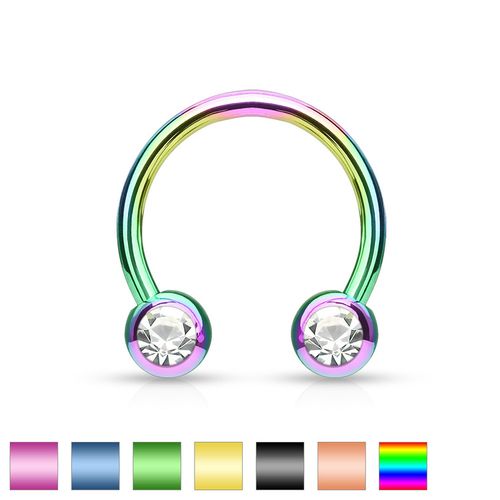 PVD Pläterad CBR 1.2mm med 4mm frontade crystalkulor