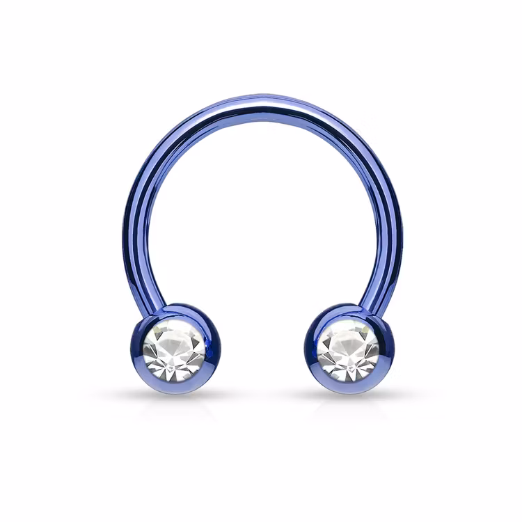 PVD Pläterad CBR 1.2mm med 4mm frontade crystalkulor