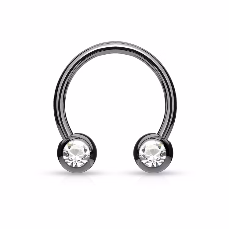 PVD Pläterad CBR 1.2mm med 4mm frontade crystalkulor