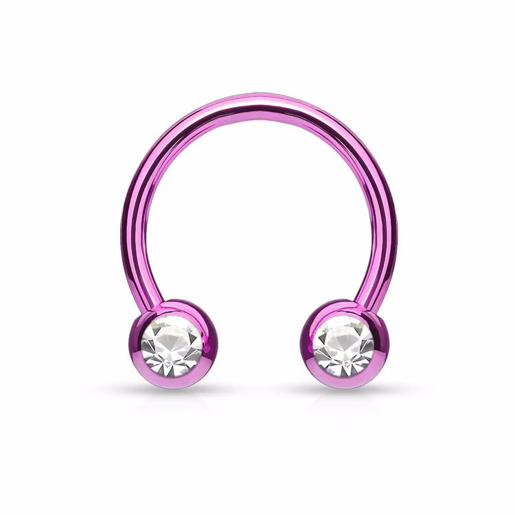 PVD Pläterad CBR 1.2mm med 4mm frontade crystalkulor