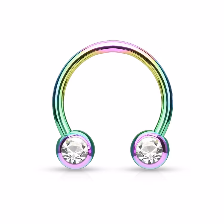PVD Pläterad CBR 1.2mm med 4mm frontade crystalkulor