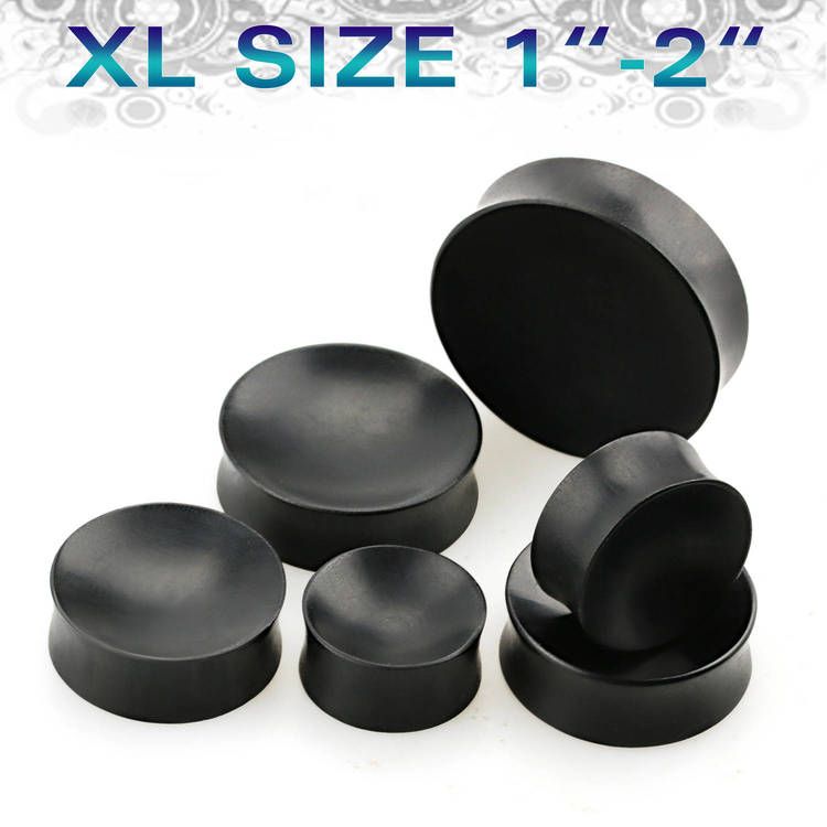 Konkav träplugg areng wood XXL (25-52mm)
