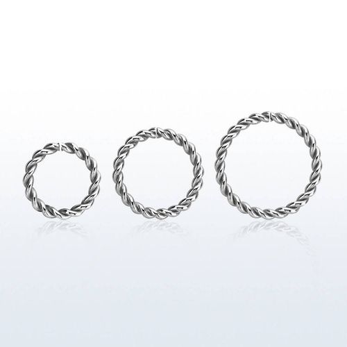 Sömlös ring twistad design 1.2mm
