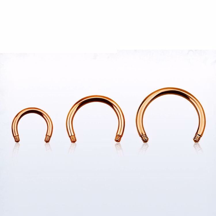 Lös CBR PVD-Pläterad roséguld 1.6mm (lös del)