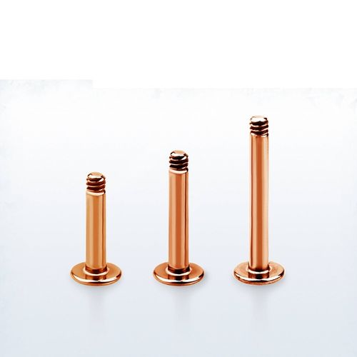 Lös labret PVD-Pläterad roséguld 1.6mm (lös del)
