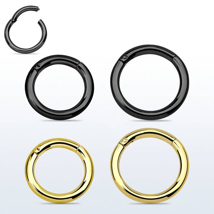 PVD-Pläterad segmentring 1.6mm med gångjärn