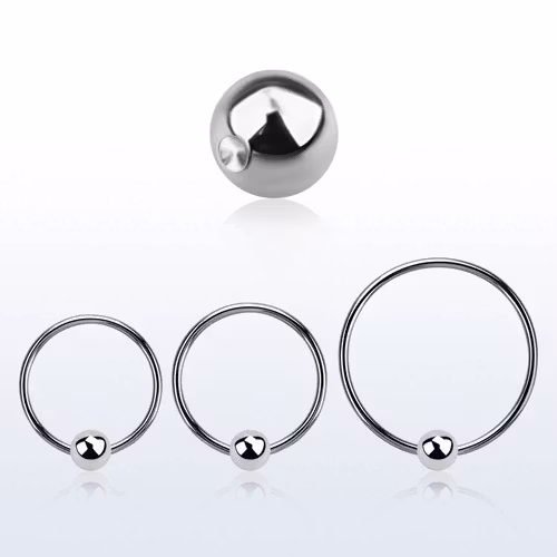Extra stor BCR 1.6mm med 5mm kula