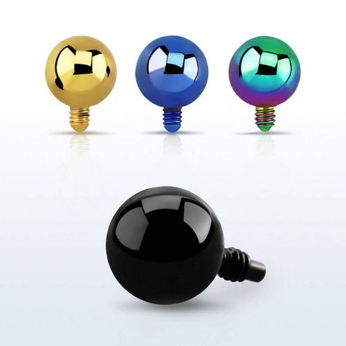 Eloxerad dermal piercing 1.2mm med 4mm kula