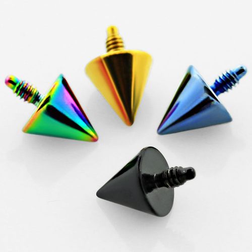 Eloxerad dermal piercing 1.2mm med 4mm kon