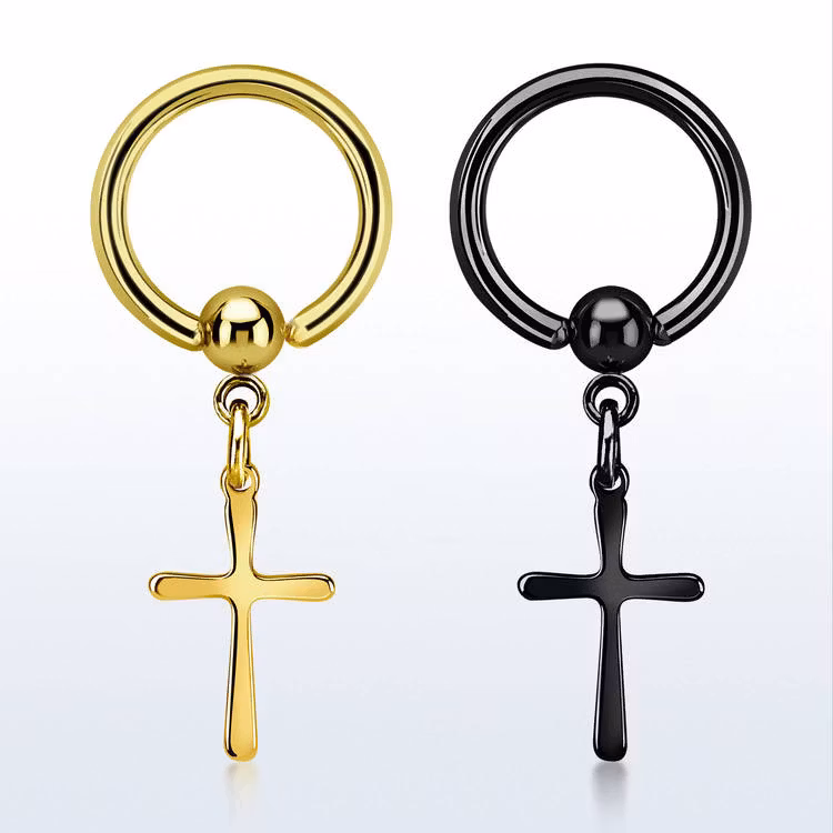 PVD Pläterad BCR 1.6mm med kors