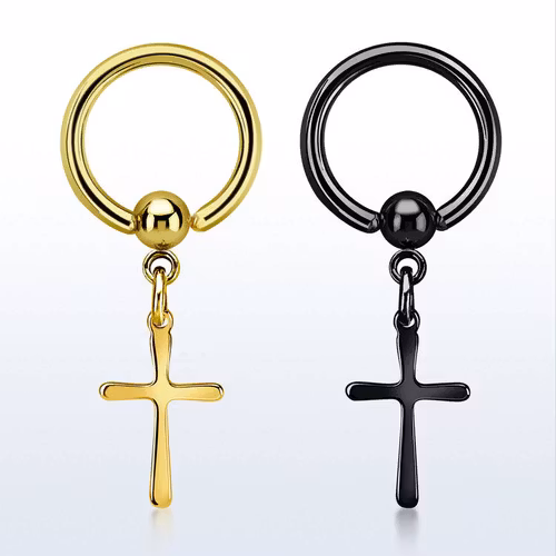 PVD Pläterad BCR 1.6mm med kors
