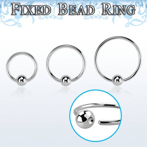 Öppen BCR 0.8mm med fixerad 2.5mm kula