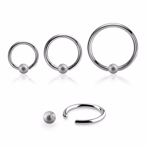 BCR 1.6mm med 4mm frostad kula